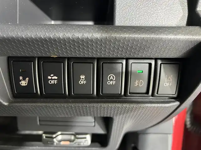 スズキ ハスラー Jスタイル Ⅱ ターボ 佐賀県 2017(平29)年 2.4万km フェニックスレッドパール/ホワイト2トーンルーフ 純正7インチナビ/フルセグTV/CD/DVD/Bluetooth/全方位カメラ/衝突被害軽減システム/クルーズコントロール/車線逸脱警報/オートライト/HIDヘッドライト/フォグライト/ETC/横滑り防止装置/運転席・助手席シートヒーター/ハーフレザーシート/ISOFIX対応シート/パドルシフト/ステアリングスイッチ/純正フロアマット/純正15インチアルミホイール/スマートキー/スペアキー×１/ドアバイザー