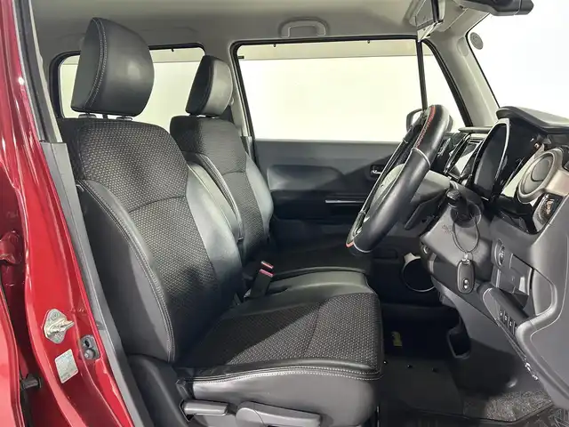 スズキ ハスラー Jスタイル Ⅱ ターボ 佐賀県 2017(平29)年 2.4万km フェニックスレッドパール/ホワイト2トーンルーフ 純正7インチナビ/フルセグTV/CD/DVD/Bluetooth/全方位カメラ/衝突被害軽減システム/クルーズコントロール/車線逸脱警報/オートライト/HIDヘッドライト/フォグライト/ETC/横滑り防止装置/運転席・助手席シートヒーター/ハーフレザーシート/ISOFIX対応シート/パドルシフト/ステアリングスイッチ/純正フロアマット/純正15インチアルミホイール/スマートキー/スペアキー×１/ドアバイザー