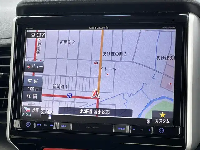 ホンダ Ｎ ＢＯＸ G SSパッケージ 道央・札幌 2017(平29)年 5.5万km ルナシルバーM ４WD/社外メモリーナビ/CD/DVD/BT/フルセグ/シティブレーキアクティブシステム/横滑り防止装置/バックカメラ/ビルトインETC/ECONモード/両側パワースライドドア/前席シートヒーター/ステアリングリモコン/プッシュスタート/スマートキー/HIDヘッドライト/オートライト/電動格納ミラー/ヒーテッドドアミラー/ウィンカーミラー/純正フロアマット/ドアバイザー