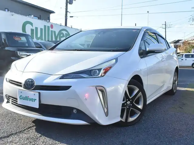 トヨタ プリウス Sツーリングセレクション 神奈川県 2020(令2)年 5.6万km プラチナホワイトパールマイカ ドラレコ前後/TVキャンセラー/CD/Bluetooth/フルセグテレビ/バックカメラ/レーダークルーズコントロール/シートヒーター前席/ETC2.0/LEDヘッドライト/衝突軽減ブレーキ/レーンキープアシスト/社外フロアマット/ドアバイザー/ワンオーナー/保証書/取説ナビ説/スペアスマートキー/記録簿（R3 4 5 6 7）