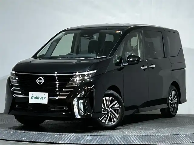 日産 セレナ ハイウェイスター V 愛媛県 2025(令7)年 0.1万km未満 ダイヤモンドブラック １２，３インチ純正ディスプレイオーディオ　アラウンドビューモニター　デジタルインナーミラー　ハンズフリーオートスライドドア　デジタルインナーミラ　ＨＤＭＩ　２．０ＥＴＣ　ワイヤレス充電