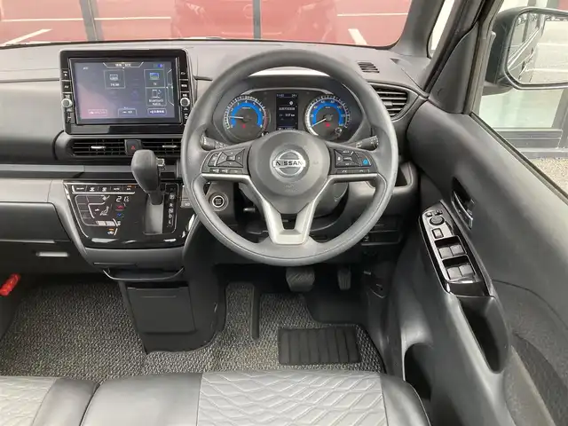 日産 ルークス HWS X アーバンクロム プロパイロットED 千葉県 2021(令3)年 1.7万km ブラック 純正9インチナビ/(フルセグTV/BT/CD/DVD/FM/AM)/プロパイロット/全周囲カメラ/ナビ連動前後ドラレコ/衝突被害軽減システム/車線逸脱警報/ハーフレザーシート/両側パワースライドドア/ハンズフリーオートスライドドア/横滑り防止装置/ETC/アイドリングストップ/LEDヘッドライト/フォグランプ/オートライト/ウィンカーミラー/電動格納ミラー/純正14インチAW/シートリフター/リアサーキュレーター/リアロールサンシェード/プッシュスタート/スマートキー/スペアキー/フロアマット/取扱説明書/保証書