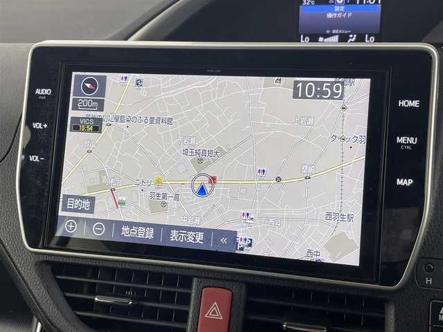 トヨタ ヴォクシー ハイブリッド ZS 煌Ⅱ 埼玉県 2020(令2)年 2.7万km ブラック 純正１０型ナビ　純正１２インチ後席モニター　両側パワースライドドア　クルーズコントロール　デジタルインナーミラー　シートヒーター　左ミラーリバース連動 コーナーセンサー 前後ドライブレコーダー ETC