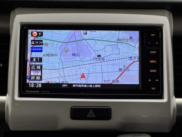 スズキ ハスラー X ターボ 三重県 2018(平30)年 5.2万km フェニックスレッドパール/ブルーイッシュブラックパール マイルドハイブリッド・ターボ/FF/インパネCVT/純正 7インチワイドナビ CN-RZ73W/（FM/AM/SD/iPod/TV/USB/Bluetooth/MEMORY MUSIC/CD/DVD/VTR）/【OP】全方位モニター/ビルトイン ETC/安全/・デュアルカメラブレーキサポート/・誤発進抑制機能/・車線逸脱警報機能/・ふらつき警報機能/・ESP（横滑り防止）/装備/・シートヒーター（D/N）/・オートエアコン/・オートライト/・HID（ディスチャージ） ヘッドライト ＋ フロントフォグランプ/・ステアリングスイッチ/・プッシュスタート/・スマートキーx2/・純正 フロアマット＆ドアバイザー/・純正 15inAW/・保/取/ナビ取/・2トーンカラー『フェニックスレッドパールスラッシュブルーイッシュブラックパール［A6R］』/など