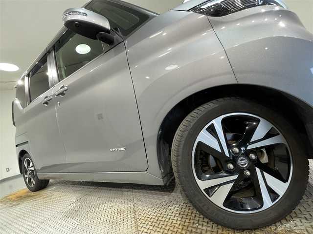 日産 ルークス HWS Gターボ プロパイロットED 愛知県 2020(令2)年 5.3万km チタニウムグレーメタリック 純正９インチナビ（登録時地図SDなし）/（Bluetooth/フルセグTV/SD/CD・DVD再生)/プロパイロット　/アラウンドビューモニター　/エマージェンシーブレーキ　/両側パワースライドドア　/ビルトインＥＴＣ　/車線逸脱警報　/先行車発進お知らせ/コーナーセンサー　/ドライブレコーダー/ＵＳＢ接続　/アイドリングストップ/ＬＥＤヘッドライト　/LEDフォグランプ/プッシュスタート/　　-スマートキー/後席サンバイザー