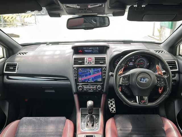 スバル ＷＲＸ Ｓ４ STIスポーツアイサイト 愛知県 2018(平30)年 6.6万km クリスタルホワイトP /ワンオーナー//E型//STIドライカーボンリアスポイラー//STIスポーツマフラー//STIスタイルパッケージ//トランクリップスポイラー//STIフレキシブルタワーバー//STIカナード//STIフレキシブルドロースティフナー//STIドアハンドルプロテクター・インナープロテクター//ビルシュタインショックアブソーバー//RECARO半革シート//パワーシート/シートヒーター//純正8インチナビ//フルセグ/BT/SD/MSV/CD/DVD/BD/AUX//フロント・左サイド・バックカメラ//ETC//アイサイトver3//PCS/ACC/アクティブレーンキープ//AT誤発進抑制制御/AT誤後進抑制制御//車線逸脱抑制警告/ふらつき警告/先行車発進のお知らせ//ツーリングアシスト/SRVD/RAB//SRH/ハイビームアシスト//SI-DRIVE//パドルシフト//AVH//VDC//純正18インチAW//純正AW＆スタッドレスタイヤ//LEDオートヘッドライト//フロント・リアフォグランプ//LEDアクセサリーライナー//プッシュスタート/スペアスマートキー//革巻きステアリング//チルト&テレスコピックステアリング//電動格納ウィンカーミラー//純正フロアマット//保証書//取扱説明書//点検整備記録簿H30.R1.2.3.4.5.6