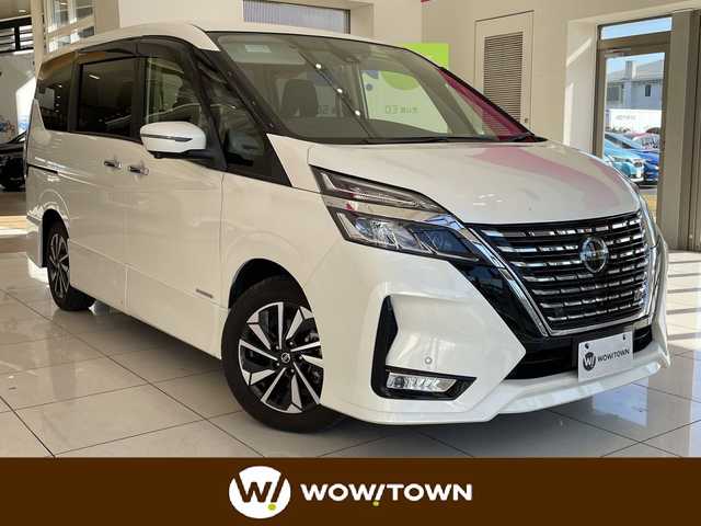 日産 セレナ ハイウェイスター V 埼玉県 2022(令4)年 1.4万km ブリリアントホワイトパール ワンオーナー/福祉車両/エマージェンシーブレーキ/プロパイロット/純正10インチメモリーナビ/　　DVD/BT/フルセグ/アラウンドビューモニター、バックカメラ、サイドカメラ、フロントカメラ/両側パワースライドドア/レーダークルーズコントロール/LEDオートライト/純正16インチアルミホイール/純正ETC