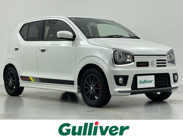 スズキ アルト ワークス 愛知県 2016(平28)年 4万km パールホワイト 社外ナビ　/・AM/FM/・CD/ターボ車　/横滑り防止装置　/純正１５インチアルミホイール　/レカロシート（前席のみ）　/プッシュスタート　/スマートキー　/オートライト/HIDライト