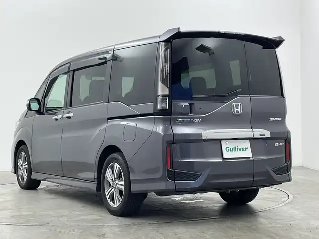 ホンダ ステップワゴン スパーダ eHEV G EXホンダS 群馬県 2021(令3)年 3.9万km モダンスティールM ホンダセンシング　社外７インチナビ　バックカメラ　フルセグ　レーダークルーズコントロール　１００Ｖ電源　シートヒー　両側パワースライドドア　ステアリングスイッチ　スマートキー　ビルトインＥＴＣ