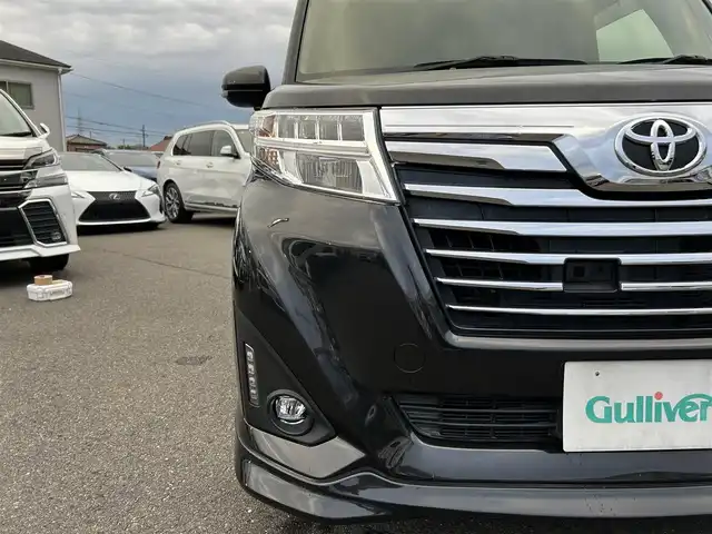 トヨタ ルーミー カスタムG S 愛知県 2018(平30)年 3.1万km ブラックマイカメタリック スマートキー/プッシュスタート/社外ナビ/フルセグTV/BT/バックカメラ/ETC/純正14インチAW/両側パワースライドドア/プリクラッシュセーフティ/クルーズコントロール/オートライト/ドライブレコーダー/フロントエアロ/取説、保証書