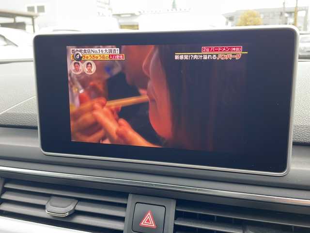 アウディ Ａ５ SB 2．0 TFSI スポーツ 福井県 2018(平30)年 3.1万km グレイシアホワイトメタリック 登録時走行距離３０６３４ｋｍ/Sラインパッケージ/メーカー純正HDDナビゲーション/（CD/DVD/BT）/フルセグテレビ/バーチャルコックピット/プリクラッシュセーフティ/レーンキープアシスト/アダプティブクルーズコントロール/パークアシスト/クリアランスソナー/LEDヘッドライト/電動リアゲート/純正18インチアルミホイール/前席パワーシート/ハーフレザーシート/シートヒーター/パドルシフト/フロントカメラ/サイドカメラ/バックカメラ/ETC2.0 /ドライブレコーダー/プッシュスタート/スマートキー/保証書/取扱説明書