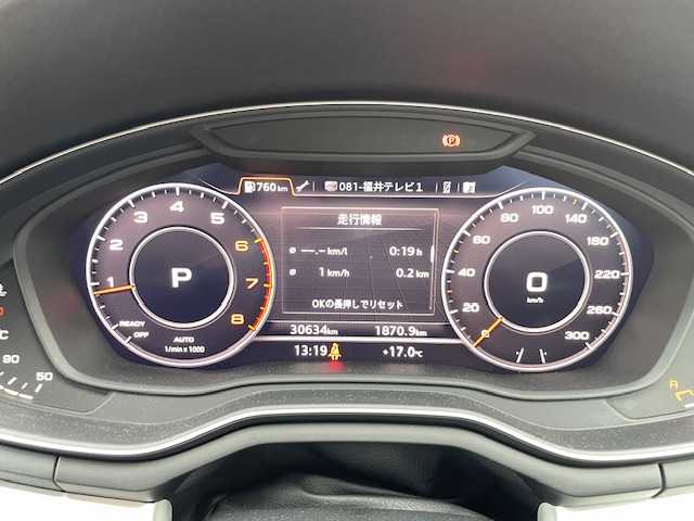 アウディ Ａ５ SB 2．0 TFSI スポーツ 福井県 2018(平30)年 3.1万km グレイシアホワイトメタリック 登録時走行距離３０６３４ｋｍ/Sラインパッケージ/メーカー純正HDDナビゲーション/（CD/DVD/BT）/フルセグテレビ/バーチャルコックピット/プリクラッシュセーフティ/レーンキープアシスト/アダプティブクルーズコントロール/パークアシスト/クリアランスソナー/LEDヘッドライト/電動リアゲート/純正18インチアルミホイール/前席パワーシート/ハーフレザーシート/シートヒーター/パドルシフト/フロントカメラ/サイドカメラ/バックカメラ/ETC2.0 /ドライブレコーダー/プッシュスタート/スマートキー/保証書/取扱説明書