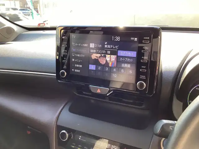 トヨタ ヤリスクロス ハイブリッド Z 愛知県 2021(令3)年 2.8万km ブラックマイカ/シルバーメタリック 2トーン ワンオーナー　/ハーフレザー　/パワーシート　/シートヒーター　/レーダークルーズコントロール　/ＢＳＭ　/ＡＨＢ　/ＬＤＡ　/ＰＣＳ　/ビルトインＥＴＣ　/ディスプレイオーディオ　/フルセグ　/バックカメラ　/ナビ　/シートヒーター