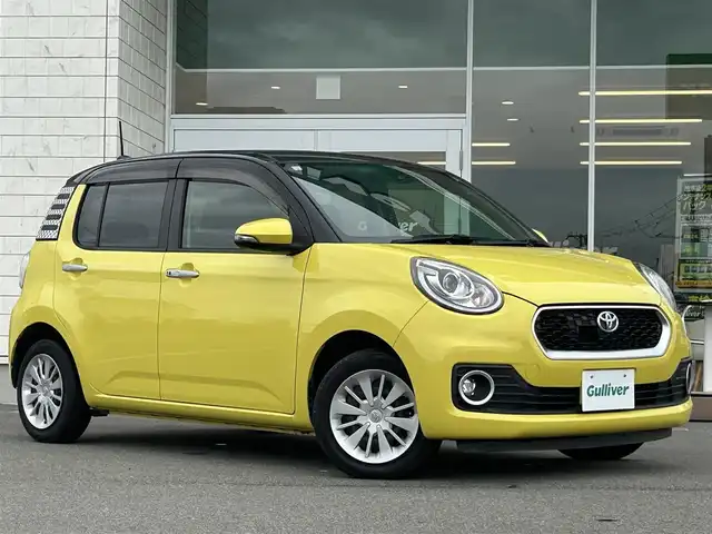 トヨタ パッソ モーダ　S 兵庫県 2016(平28)年 6万km ブラックマイカメタリック/レモンスカッシュクリスタルメタリック 2トーン ワンオーナー/純正ナビ/ワンセグTV/Bluetooth /スマートキー/衝突被害軽減システム/LEDヘッドランプ/フォグランプ/オートエアコン/純正フロアマット/プッシュスタート/アイドリングストップ/横滑り防止装置
