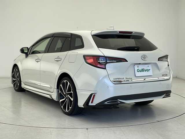 トヨタ カローラツーリング ダブルバイビー 千葉県 2020(令2)年 2.8万km ホワイトパールクリスタルシャイン トヨタセーフティセンス/（衝突軽減ブレーキ　レーンキープアシスト　レーダークルーズコントロール　オートマチックハイビーム）/純正メモリナビ/（Bluetooth/USB/FM/AM/Miracast）/モデリスタエアロ/バックカメラ/ビルトインETC/ハーフレザーシート/スマートキー/純正フロアマット/LEDヘッドライト/フォグライト/電動格納ミラー/純正サイドバイザー/プッシュスタート/W＋サイド＋カーテンエアバッグ/モデリスタ18インチアルミホイール