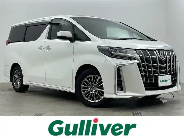 トヨタ アルファード エグゼクティブ ラウンジ S 岡山県 2018(平30)年 8.9万km ホワイトパールクリスタルシャイン サンルーフ/JBLサウンド/本革シート/4WD/12.1インチフリップダウンモニター/純正9インチディスプレイオーディオ/（フルセグTV/Bluetooth/HDMI接続/USB接続/CD/DVD/Blu-ray)/アラウンドビューモニター/デジタルインナーミラー/ビルトインETC2.0/三眼LEDヘッドライト/オートハイビーム/パワーシート（D/N）/シートヒーター/エアシート/ステアリングヒーター/レーダークルーズコントロール/衝突軽減ブレーキシステム/両側パワースライドドア/電動リアゲート/プッシュスタート/新車保証書/取扱説明書/スマートキー×2