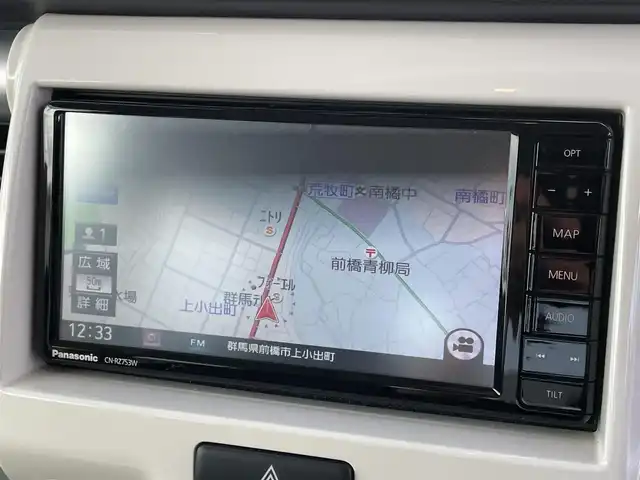 スズキ ハスラー J 群馬県 2019(令1)年 1.1万km フェニックスレッドパール/ホワイト2トーンルーフ 衝突被害軽減ブレーキ　/ナビ　/フルセグＴＶ・ＣＤ・ＤＶＤ・Ｂｌｕｅｔｏｏｔｈ　/シートヒーター　/前後ドラレコ　/レーンアシスト/純正１６インチＡＷ　/横滑り防止装置　/アイドリングストップ　/純正フロアマット