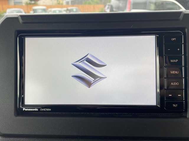 スズキ ジムニー XL 山梨県 2021(令3)年 4.7万km シフォンアイボリーM 純正ナビ/フルセグ CD Bluetooth/衝突軽減装置/ETC/純正アルミホイール/オートマチックハイビーム/Bluetooth再生/シートヒーター/オートエアコン/スマートキー/盗難防止装置/レーンキープアシスト/４WDターボ