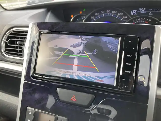 ダイハツ タント カスタム RS トップED SAⅡ 鳥取県 2016(平28)年 6.6万km パールホワイトⅢ ターボ車/社外ナビ/フルセグ/CD/DVD/BT/バックカメラ/スマートアシスト/レーンキープアシスト/両側パワースライドドア/ハーフレザーシート/LEDヘットライト/純正15インチアルミホイール/プッシュエンジンスタート/アイドリングストップ/リヤルーフスポイラー/フロアマット/ドアバイザー