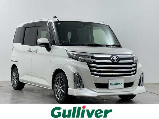 トヨタ ルーミー カスタムG 道央・札幌 2020(令2)年 2.8万km パールホワイトⅢ ・4WD/寒冷地仕様/・衝突回避支援ブレーキ機能/・衝突警報機能/ペダル踏み間違い時加速抑制装置/・オートハイビーム/LEDライト/・アダプティブクルーズコントロール/・純正オーディオディスプレイ/・フルセグTV/BT/Apple Carplay/Android Auto/・バックカメラ/全方位カメラ/・運転席/助手席シートヒーター/・両側パワースライドドア/・エンジンスターター/・冬タイヤ純正スチールホイル付き積込み/・横滑り防止装置/・アイドリングストップ/・ドアバイザー/・スペアキー１本/・ETC