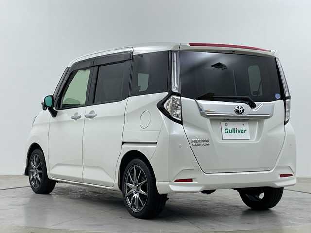 トヨタ ルーミー カスタムG 道央・札幌 2020(令2)年 2.8万km パールホワイトⅢ ・4WD/寒冷地仕様/・衝突回避支援ブレーキ機能/・衝突警報機能/ペダル踏み間違い時加速抑制装置/・オートハイビーム/LEDライト/・アダプティブクルーズコントロール/・純正オーディオディスプレイ/・フルセグTV/BT/Apple Carplay/Android Auto/・バックカメラ/全方位カメラ/・運転席/助手席シートヒーター/・両側パワースライドドア/・エンジンスターター/・冬タイヤ純正スチールホイル付き積込み/・横滑り防止装置/・アイドリングストップ/・ドアバイザー/・スペアキー１本/・ETC