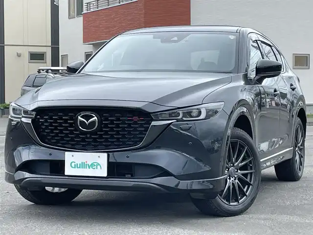マツダ ＣＸ－５ 25S スポーツアピアランス 道央・札幌 2023(令5)年 3.4万km ジェットブラックマイカ ４WD/ワンオーナー/BOSEプレミアムサウンドシステム/純正メーカーナビ/CD/DVD/BT/フルセグ/衝突被害軽減ブレーキ/横滑り防止装置/レーダークルーズコントロール/レーンキープアシスト/オフロードトランクションアシスト/クリアランスソナー/ブラインドスポットモニター/アラウンドビューモニター/ETC/ドライブレコーダー/アイドリングストップ/SPORTMODE/パワーバックドア/前席パワーシート/D席メモリーシート/前席シートヒーター/レザーシート/革巻きステアリング/ステアリングリモコン/パドルシフト/ハンドルヒーター/置くだけ充電/電動パーキング/オートブレーキホールド/MTモード付AT/プッシュスタート/スマートキー/LEDヘッドライト/オートライト/オートハイビーム/電動格納ミラー/ウィンカーミラー/純正ラバーフロアマット/ドアバイザー/純正AW付夏タイヤ積込/225/55/R19/223年/山5mm