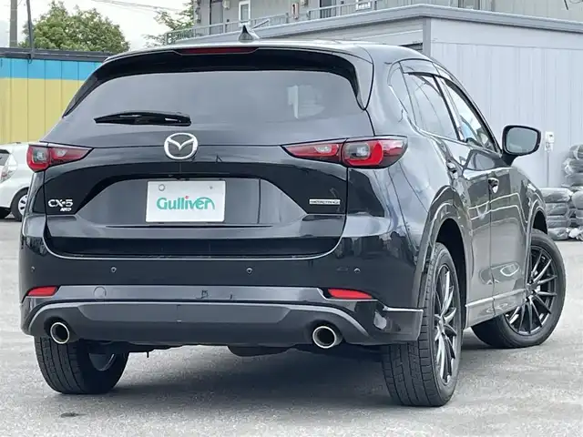 マツダ ＣＸ－５ 25S スポーツアピアランス 道央・札幌 2023(令5)年 3.4万km ジェットブラックマイカ ４WD/ワンオーナー/BOSEプレミアムサウンドシステム/純正メーカーナビ/CD/DVD/BT/フルセグ/衝突被害軽減ブレーキ/横滑り防止装置/レーダークルーズコントロール/レーンキープアシスト/オフロードトランクションアシスト/クリアランスソナー/ブラインドスポットモニター/アラウンドビューモニター/ETC/ドライブレコーダー/アイドリングストップ/SPORTMODE/パワーバックドア/前席パワーシート/D席メモリーシート/前席シートヒーター/レザーシート/革巻きステアリング/ステアリングリモコン/パドルシフト/ハンドルヒーター/置くだけ充電/電動パーキング/オートブレーキホールド/MTモード付AT/プッシュスタート/スマートキー/LEDヘッドライト/オートライト/オートハイビーム/電動格納ミラー/ウィンカーミラー/純正ラバーフロアマット/ドアバイザー/純正AW付夏タイヤ積込/225/55/R19/223年/山5mm