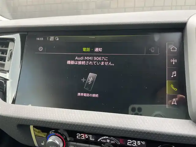 アウディ Ａ１ SB 25TFSI 静岡県 2020(令2)年 1.6万km グレイシアホワイトメタリック 純正ナビ：MMIナビゲーション/バーチャルコックピット/Bluetooth接続/ETC2.0/前席シートヒーター/前後コーナーセンサー/レーンキープアシスト/クルーズコントロール/USB充電ポート/スマートキー/バックカメラ/アイドリングストップ/パーキングアシスト/純正フロアマット/純正15インチAW