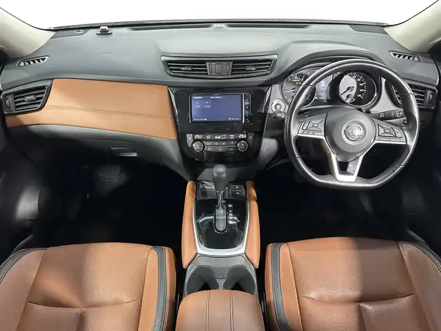 日産 エクストレイル 20Xi レザーエディション 大阪府 2020(令2)年 3.5万km ブリリアントホワイトパール ProPILOT 革シート 社外ナビ(フルセグ/DVD再生/Bluetooth) 360カメラ ETC デジタルインナーミラー パワーシート/ヒーター 電動リアゲート 衝突軽減 レーダーC BSM