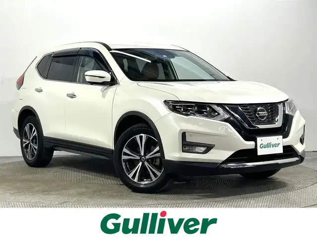 日産 エクストレイル 20Xi レザーエディション 大阪府 2020(令2)年 3.5万km ブリリアントホワイトパール ProPILOT 革シート 社外ナビ(フルセグ/DVD再生/Bluetooth) 360カメラ ETC デジタルインナーミラー パワーシート/ヒーター 電動リアゲート 衝突軽減 レーダーC BSM