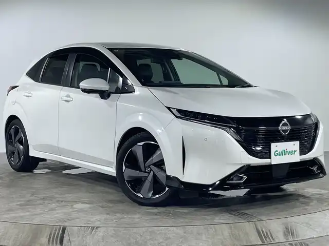 日産 オーラ G レザーエディション 福岡県 2022(令4)年 1.6万km ピュアホワイトパール 純正メモリナビ/アラウンドビューモニター/黒革シート/ワンオーナー/前後ドライブレコーダー/レーンアシスト/衝突軽減/オートライト/オートハイビーム/フルセグテレビ/プッシュスタート/純正17インチアルミホイール