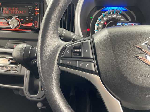 スズキ ハスラー HYBRID G 岐阜県 2021(令3)年 0.6万km ブルーイッシュブラックパール3 社外カーオーディオ　/　(AM/FM/CD/Bluetooth/USB)/衝突軽減ブレーキ　/レーンキープアシスト　/コーナーセンサー　/シートヒーター　/オートライト　/純正フロアマット　/ステアリングリモコン　/プッシュスタート　/ドアバイザー