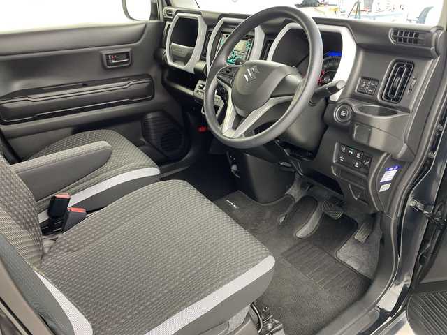 スズキ ハスラー HYBRID G 岐阜県 2021(令3)年 0.6万km ブルーイッシュブラックパール3 社外カーオーディオ　/　(AM/FM/CD/Bluetooth/USB)/衝突軽減ブレーキ　/レーンキープアシスト　/コーナーセンサー　/シートヒーター　/オートライト　/純正フロアマット　/ステアリングリモコン　/プッシュスタート　/ドアバイザー