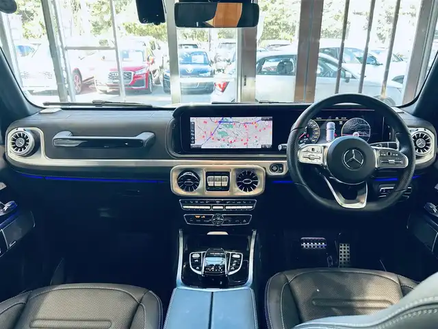 メルセデス・ベンツ ゲレンデヴァーゲン Ｇ４００ｄ AMGライン 大阪府 2022(令4)年 1.1万km 白 サンルーフ/Burmeste/レーダーセーフティ/純正ナビ/TV/360度カメラ/applecarplay/ACC/純正20インチAW/LEDヘッドライト/アンビエントライト/ブラインドスポット/クリアランスソナー/黒革/メモリ付きパワーシート/シートヒーター/パドルシフト/ETC/ドラレコ