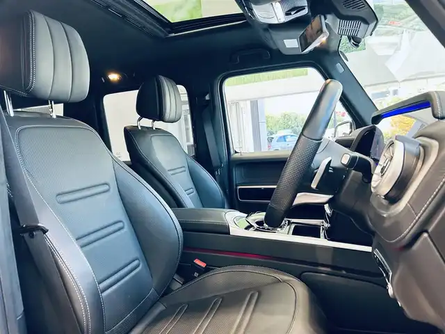 メルセデス・ベンツ ゲレンデヴァーゲン Ｇ４００ｄ AMGライン 大阪府 2022(令4)年 1.1万km 白 サンルーフ/Burmeste/レーダーセーフティ/純正ナビ/TV/360度カメラ/applecarplay/ACC/純正20インチAW/LEDヘッドライト/アンビエントライト/ブラインドスポット/クリアランスソナー/黒革/メモリ付きパワーシート/シートヒーター/パドルシフト/ETC/ドラレコ