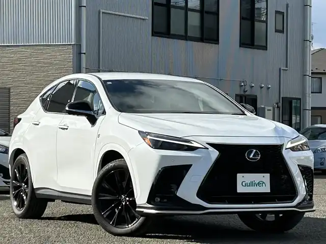 レクサス ＮＸ 350 Fスポーツ 宮城県 2023(令5)年 1.2万km ホワイトノーヴァガラスフレーク １オーナー//純正メモリナビ（フルセグＴＶ、ラジオ、ＢＴ）//純正ＡＷ//３６０°カメラ//ドラレコ//純正フロアマット//スペアキー//デジタルインナーミラー//ヘッドアップディスプレイ//追従型クルコン//レーンキープアシスト//ハンドルヒーター//ビルトインＥＴＣ２．０//ＢＳＭ//電動リアゲート//D・N席パワーシーター//D・N席シートヒーター　エアシート//置くだけ充電//ダウンヒルアシスト//横滑り防止//オートハイビーム//冬用ゴムタイヤ//プッシュスタート