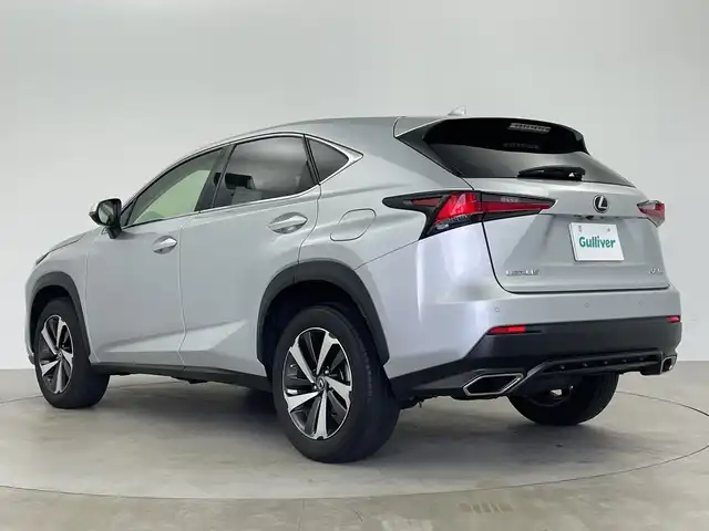 レクサス ＮＸ 300 Iパッケージ 鹿児島県 2019(平31)年 3.9万km プラチナムシルバーメタリック ・純正ナビ/・フルセグTV　BT/・パノラミックビューモニター/・バック フロントカメラ/・レーダークルコン/・合皮シート/・シートヒーター/・メモリー付きパワーシート/・パワーバックドア/・前後コーナーセンサー/・ブラインドスポットモニター/・3眼LEDライト/・パドルシフト/・ステアリングヒーター/・オートハイビーム/・ビルトインETC2.0