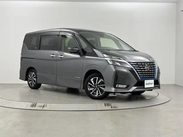 日産 セレナ e－パワー ハイウェイスター V 埼玉県 2020(令2)年 6.9万km ダークメタルグレー プロパイロット/純正ナビ/純正フリップダウンモニター/アラウンドビューモニター/ブラインドスポットモニター/LEDヘッドライト/両側パワースライドドア/ビルトインETC/純正16インチアルミホイール/コーナーセンサー