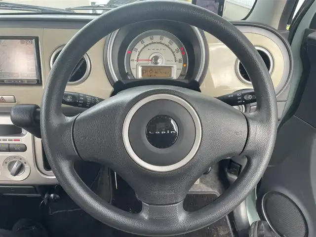 スズキ ラパン X 佐賀県 2010(平22)年 8.2万km アロマティックアクアメタリック ワンオーナー/社外ナビゲーション【NX311】/（ワンセグTV/CD/DVD）/ETC/電動格納ミラー/プッシュスタート/スマートキー/純正フロアマット/純正14インチアルミホイール/純正HIDヘッドライト