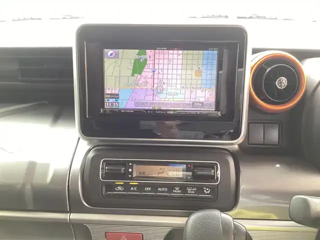 スズキ スペーシア ギア HYBRID XZ 栃木県 2020(令2)年 4.7万km ブルーイッシュブラックパール3 デュアルセンサーブレーキサポート/アイドリングストップ/前席シートヒーター/車外ナビゲーション(AVN-Z03i)/ビルドインETC/純正ラバーフロアマット/純正ドアバイザー/取扱説明書/保証書/リモコンスペアキー×1