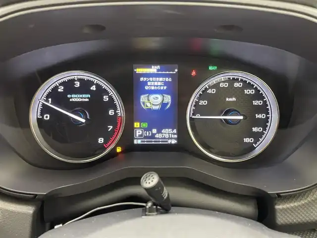 スバル フォレスター ハイブリッド アドバンス 大阪府 2019(令1)年 4.9万km ジャスパーグリーンM 純正8インチナビ/(CN-LR840D)/フルセグ CD DVD BT MSV/バックカメラ　サイドカメラ　フロントカメラ/レーダークルーズコントロール/衝突軽減ブレーキ/レーンキープアシスト/BSM/メモリー付パワーバックドア/スマートリアビューミラー/電子パーキング/AVH/ハーフレザーシート/シートヒーター/パワーシート/LEDヘッドライト/LEDフォグライト/オートライト/ドアバイザー/純正マット/ルーフレール/ステアリングヒーター/スマートキー