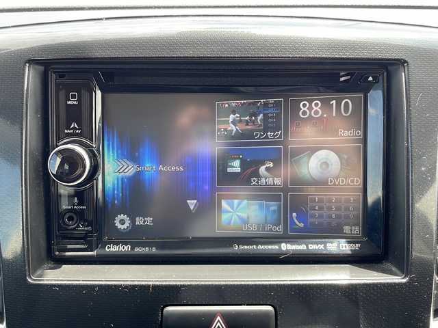 マツダ フレア カスタムスタイル HS 山口県 2015(平27)年 6.2万km シルバー マツダ純正SDナビ【GCX515】/CD/DVD/USB/ワンセグテレビ/Bluetooth/シートヒーター【D席のみ】/純正フロアマット/社外14インチアルミホイール/ステアリングスイッチ/スマートキー/プッシュスタート/スペアキー/フォグランプ/ドアバイザー/アイドリングストップ/レーダーブレーキサポート/盗難防止装置