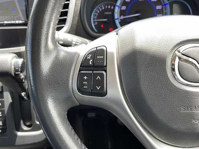 マツダ フレア カスタムスタイル HS 山口県 2015(平27)年 6.2万km シルバー マツダ純正SDナビ【GCX515】/CD/DVD/USB/ワンセグテレビ/Bluetooth/シートヒーター【D席のみ】/純正フロアマット/社外14インチアルミホイール/ステアリングスイッチ/スマートキー/プッシュスタート/スペアキー/フォグランプ/ドアバイザー/アイドリングストップ/レーダーブレーキサポート/盗難防止装置