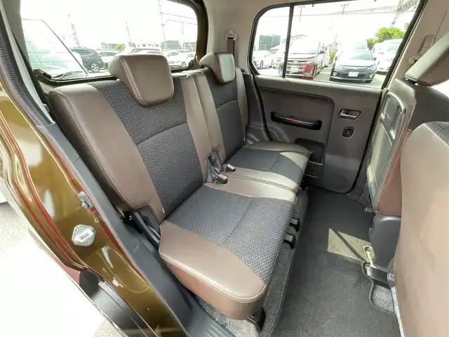 スズキ ハスラー Jスタイル Ⅲ ターボ 大阪府 2018(平30)年 6.7万km ブレイブカーキパール/スチールシルバー 禁煙車/社外ナビ/AM/FM/CD/DVD/衝突軽減ブレーキ/クルーズコントロール/パドルシフト/アイドリングストップ/シートヒーター/ハーフレザー/フロアマット/HID/プッシュスタート/ルーフレール/純正アルミホイール