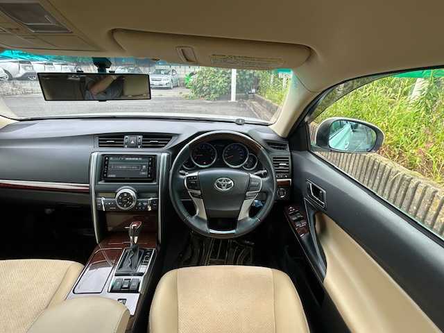 トヨタ マークＸ PREMIUM 茨城県 2013(平25)年 4.5万km ホワイトパールクリスタルシャイン 純正ナビ/フルセグ再生可/レーダークルーズコントロール/コーナーセンサー/バックカメラ/ハーフレザーシート/パワーシート/シートヒーター/ビルトインETC/純正16インチAW/純正フロアマット