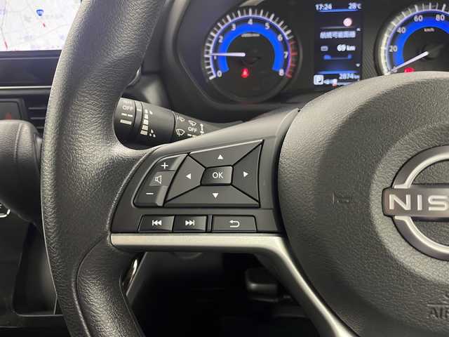 日産 ルークス ハイウェイスター X 栃木県 2023(令5)年 0.3万km オーシャンブルーP 9型純正ナビ/　CD/DVD/Bluetooth/スマートフォン連携/フルセグTV/アラウンドビューモニター/純正ドラレコ /インテリジェントエマージェンシーブレーキ/踏み間違い衝突防止アシスト/車線逸脱防止支援システム/車線逸脱警報/ハイビームアシスト/両側パワースライドドア/ハンズフリードア/純正15インチAW/純正フロアマット/純正ドアバイザー/オートライト/LEDヘッドライト/LEDフォグランプ/プッシュスタート/スマートキー/スペア１本