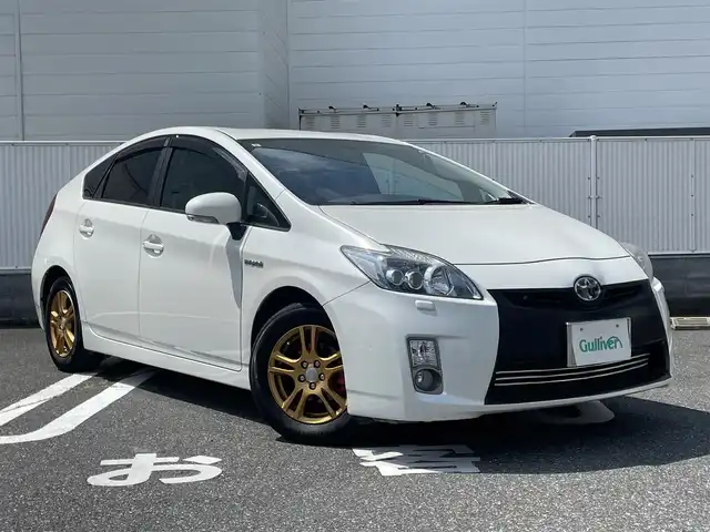 トヨタ プリウス G ツーリングセレクション 群馬県 2009(平21)年 10.8万km ホワイトパールクリスタルシャイン 純正ナビ/CD/DVD/ワンセグTV/バックカメラ/スマートキー2本/レーダークルーズコントロール/ビルトインETC/電動コーナーポール/LEDヘッドライト/オートライト/フォグランプ/電動格納ミラー/保証書