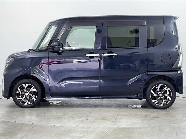 ダイハツ タント カスタム X セレクション 道央・札幌 2020(令2)年 3.3万km パールブラック ・4WD/・純正ナビ&TV&CD&DVD&BT&SD/・両側パワースライドドア/・バックカメラ/・スマートアシスト/・アイドリングストップ/・ステアリングスイッチ/・シートヒーター/・ハーフレザーシート/・ETC/・純正ドライブレコーダー/・オートライト/・LEDヘッドライト/・オートライト/・スマートキー/・スペアキー