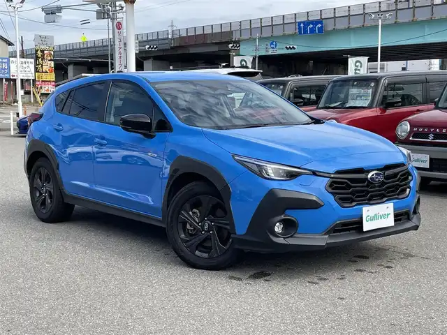 スバル クロストレック ツーリング 石川県 2023(令5)年 4.8万km 青 4WD/メーカー純正ナビ/フルセグTV/バックカメラ/LEDヘッドライト/ETC/ドライブレコーダー/アイサイト/レーダークルーズ/純正アルミホイール/スマートキー/プッシュスタート/電動ミラー/パワーシート/シートヒーター/保証書