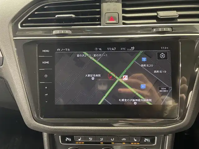 フォルクスワーゲン ティグアン TDI 4モーション Rライン 道央・札幌 2018(平30)年 6.6万km ピュアホワイト スマート＆エントリーシステム/カミングホーム＆リービングホーム/インテリアアンビエントライト/シートバックテーブル/Volkswagen純正インフォテイメントシステム/モバイルオンラインサービス/チルト＆テレスコピックステアリング/電動パワーステアリング/パワーシート（D/N）/シートヒーター（D/ N）/レザーシフトノブ/電動格納式サイドミラー/アレルゲン除去機能付きフレッシュエアフィルター/エレクトロニックパーキングブレーキ/分離可倒式シート/パワーテールゲート/ビルトインETC